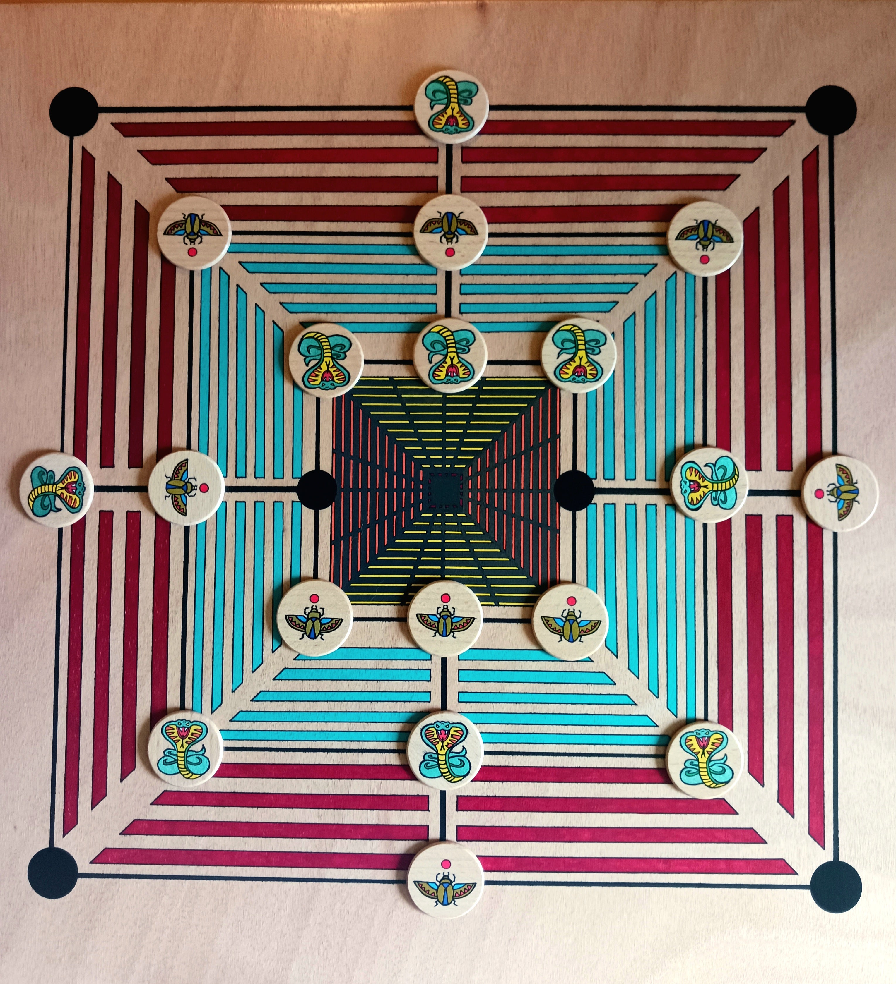 Jeu moulin Pyramide