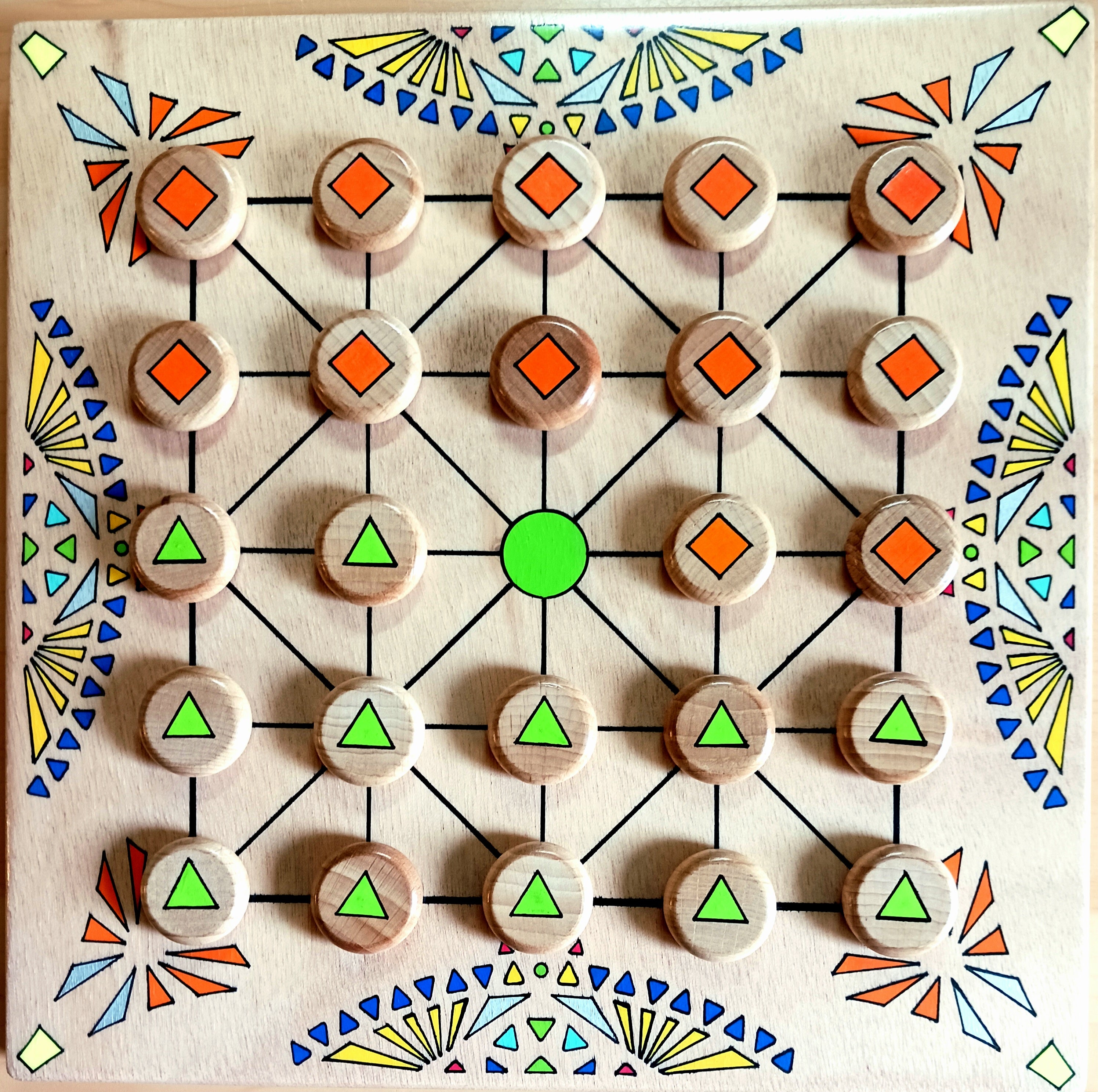ALQUERQUE Géométrique 1