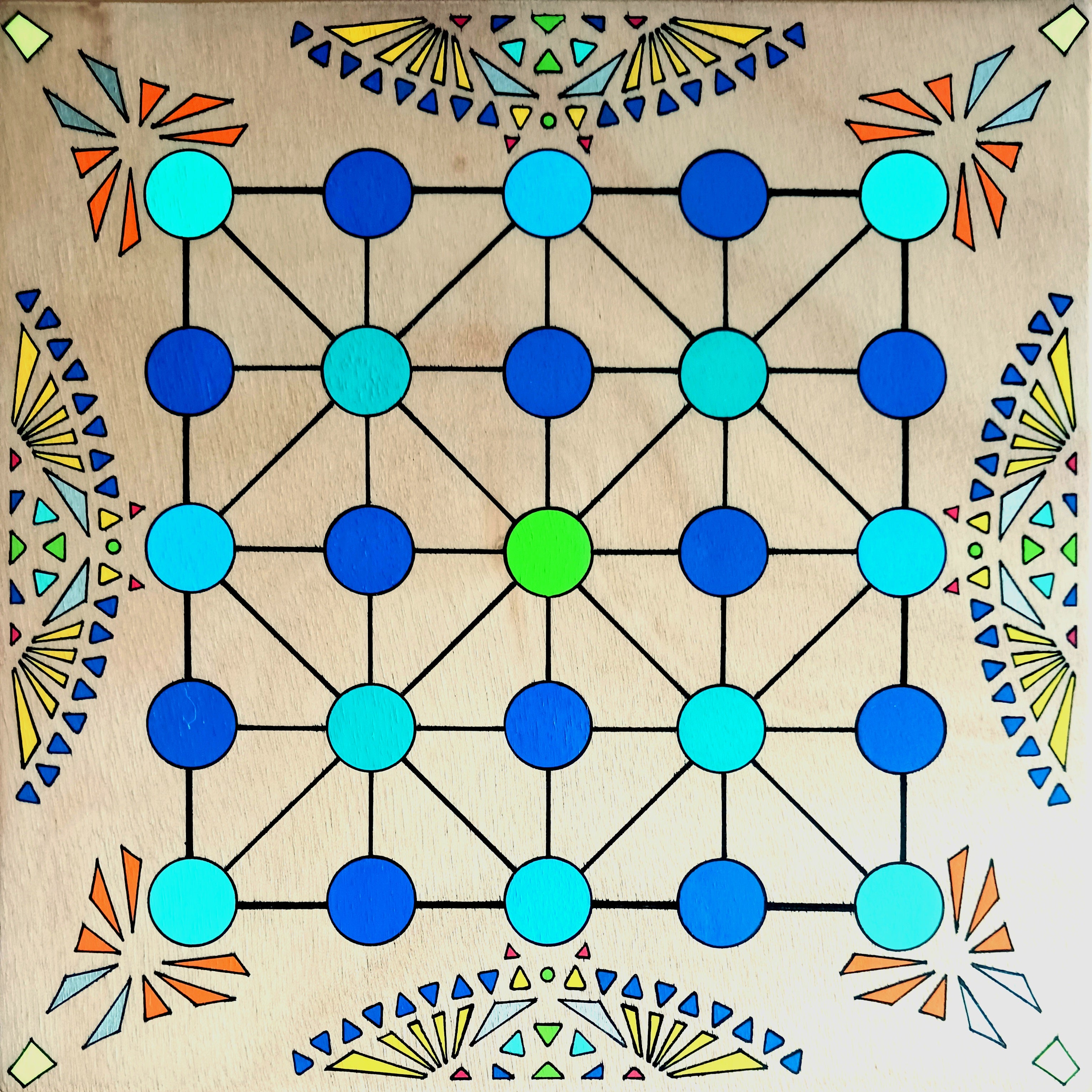 ALQUERQUE Géométrique 1