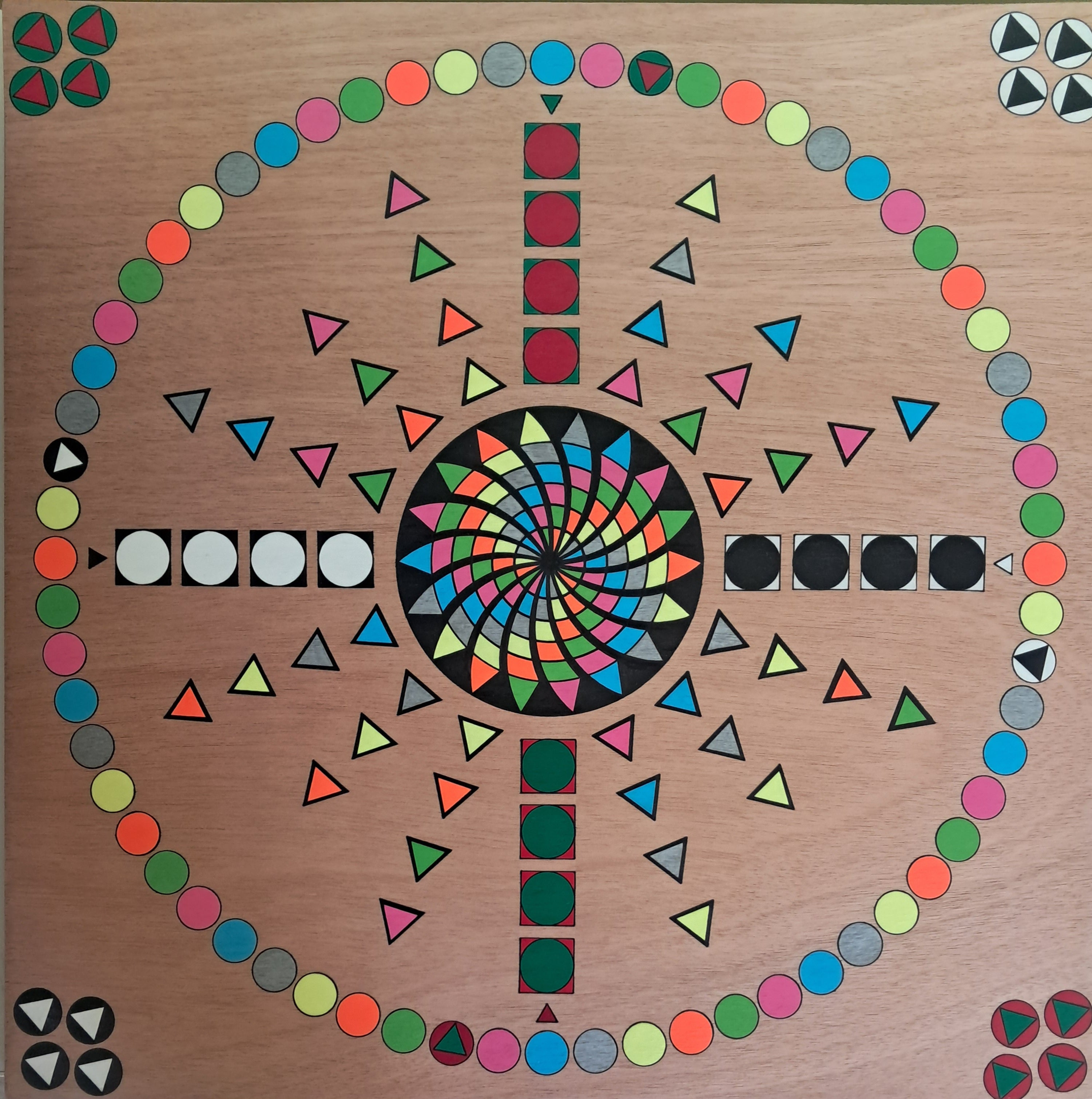 Tock géométrique rosace