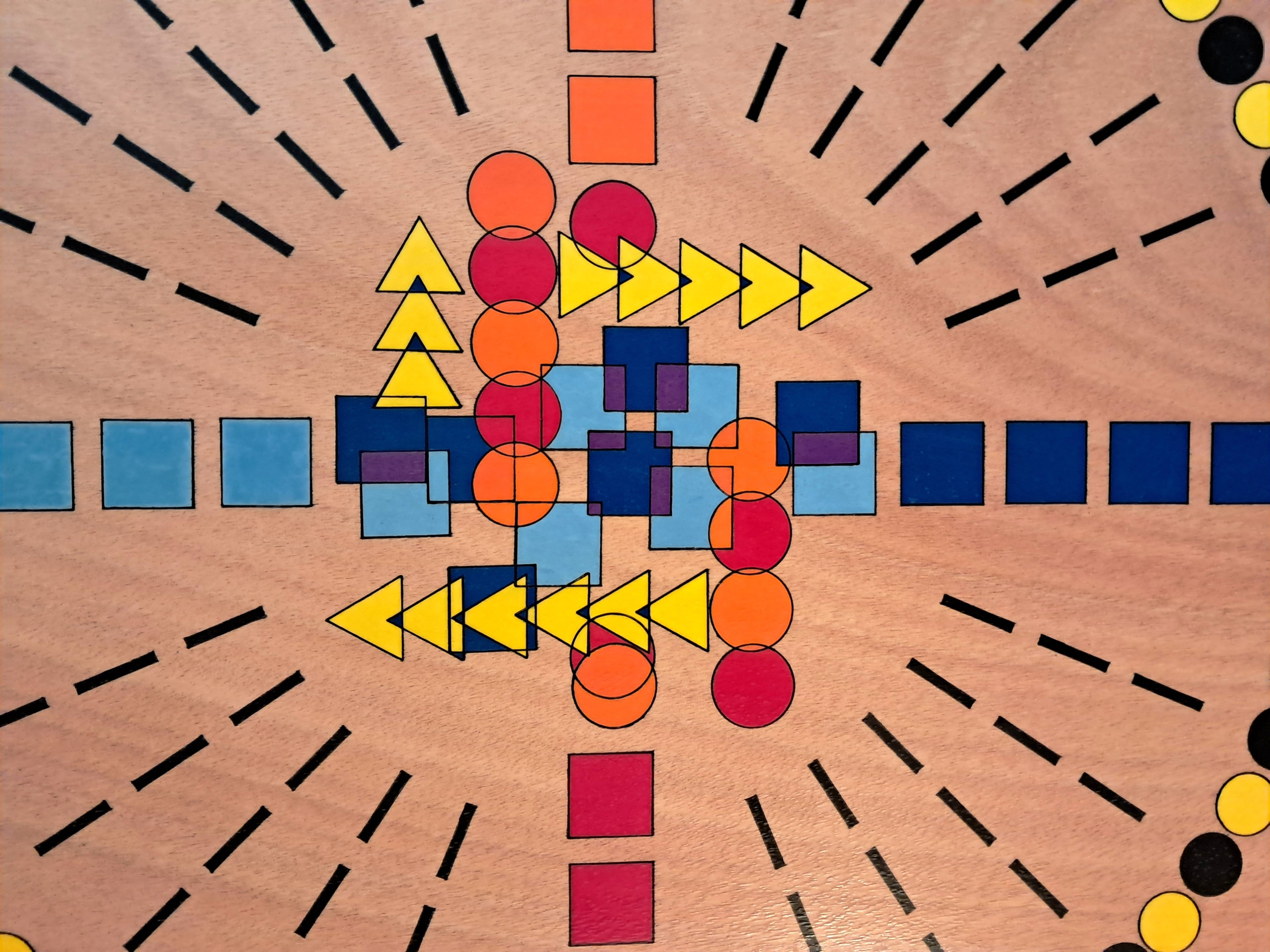 Tock carrés triangles ronds